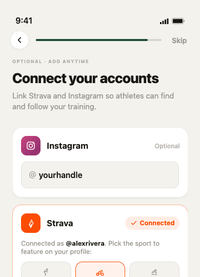 Connect your accounts